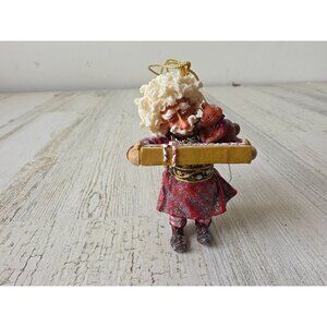 Drolleries d henderson Santa present dog ornament Xmas tree demdaco‎